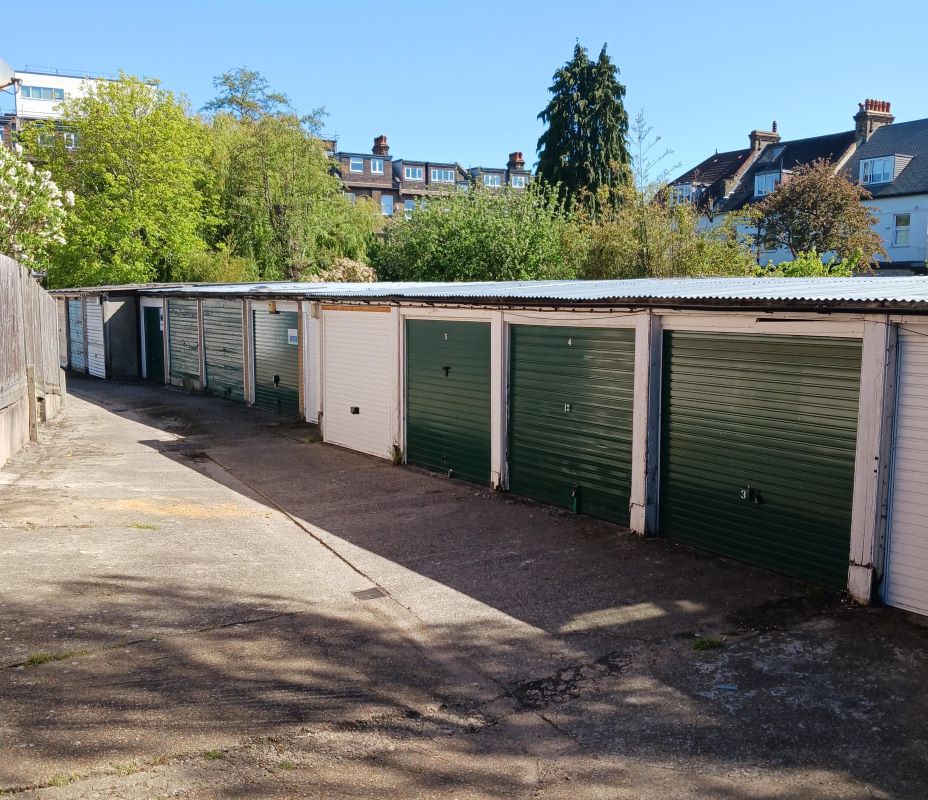 Garages at Clock House Court, Clock House Road, Beckenham, Bromley, BR3 4JR -  Strettons