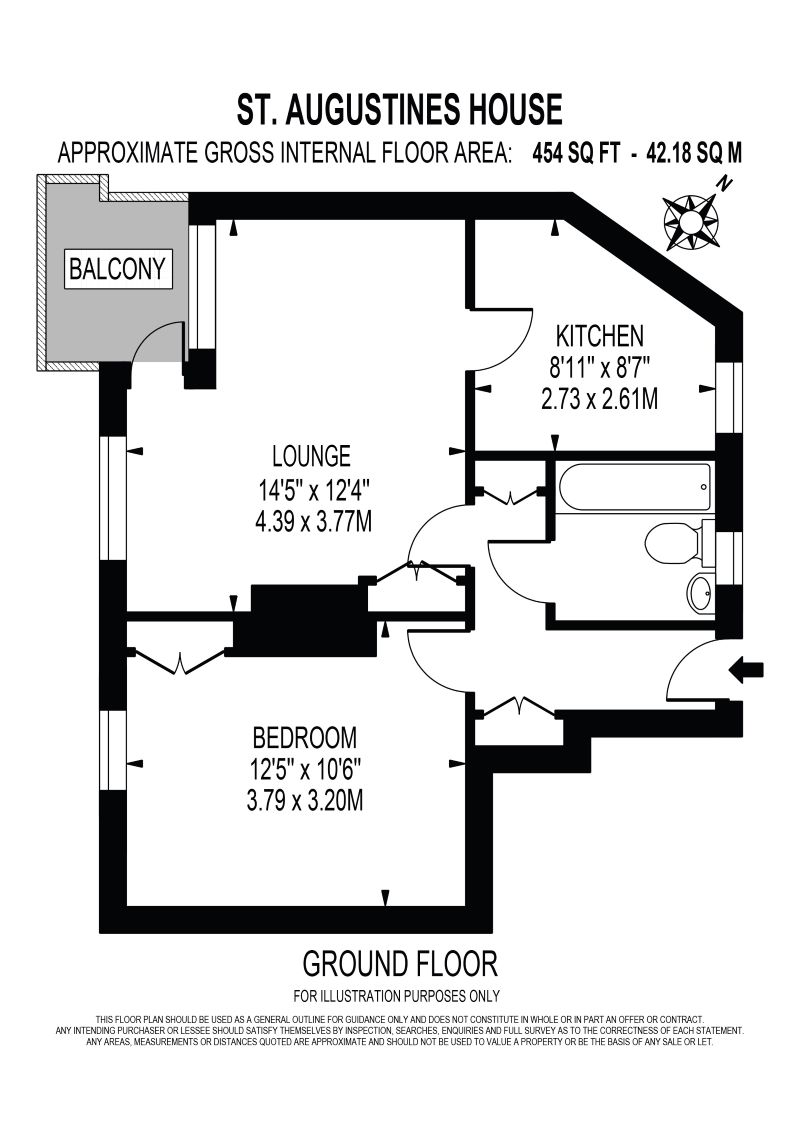 Flat 44 St. Augustines House, Werrington Street, Euston, London, NW1 1QE