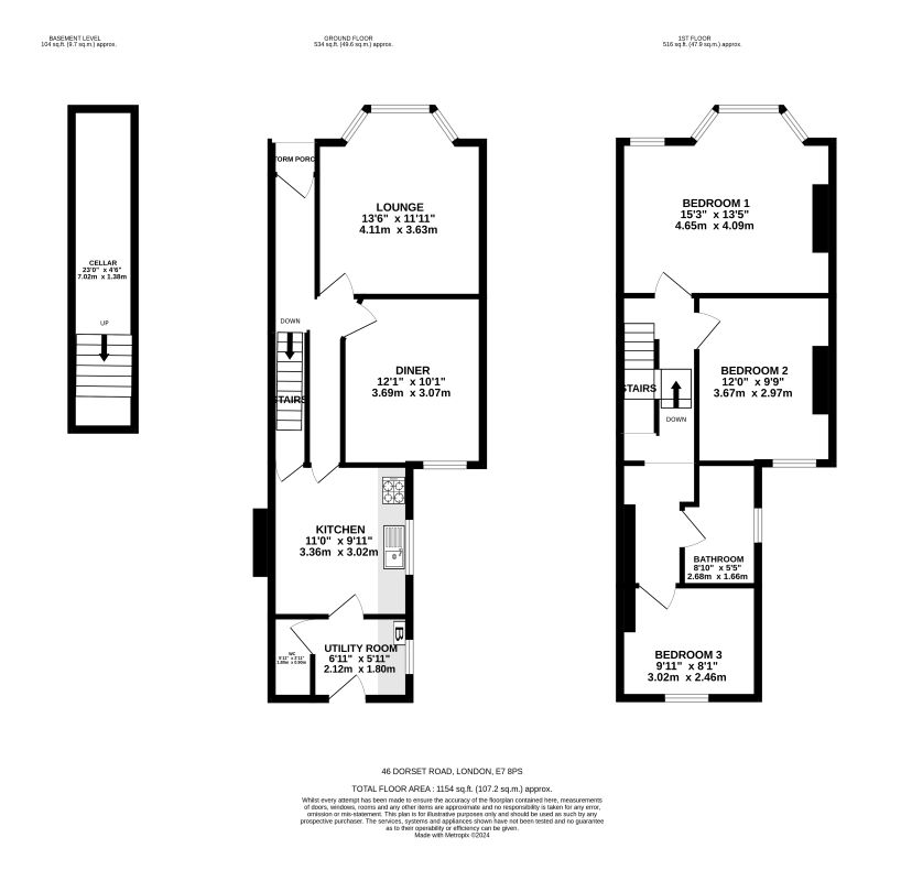 46 Dorset Road, Forest Gate, London, E7 8PS
