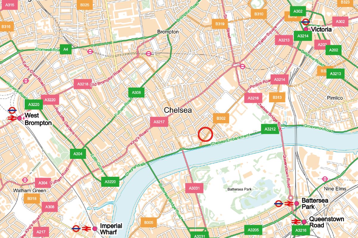 Flat 5A, 3-5 Cheyne Place, London, Kensington and Chelsea, SW3 4HH