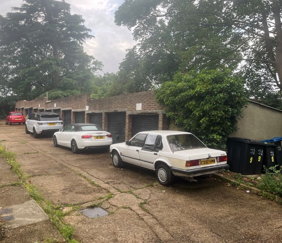 Garages at Hilltop Court, 345 Grange Road, Upper Norwood, London, Croydon, SE19 3BX -  Strettons