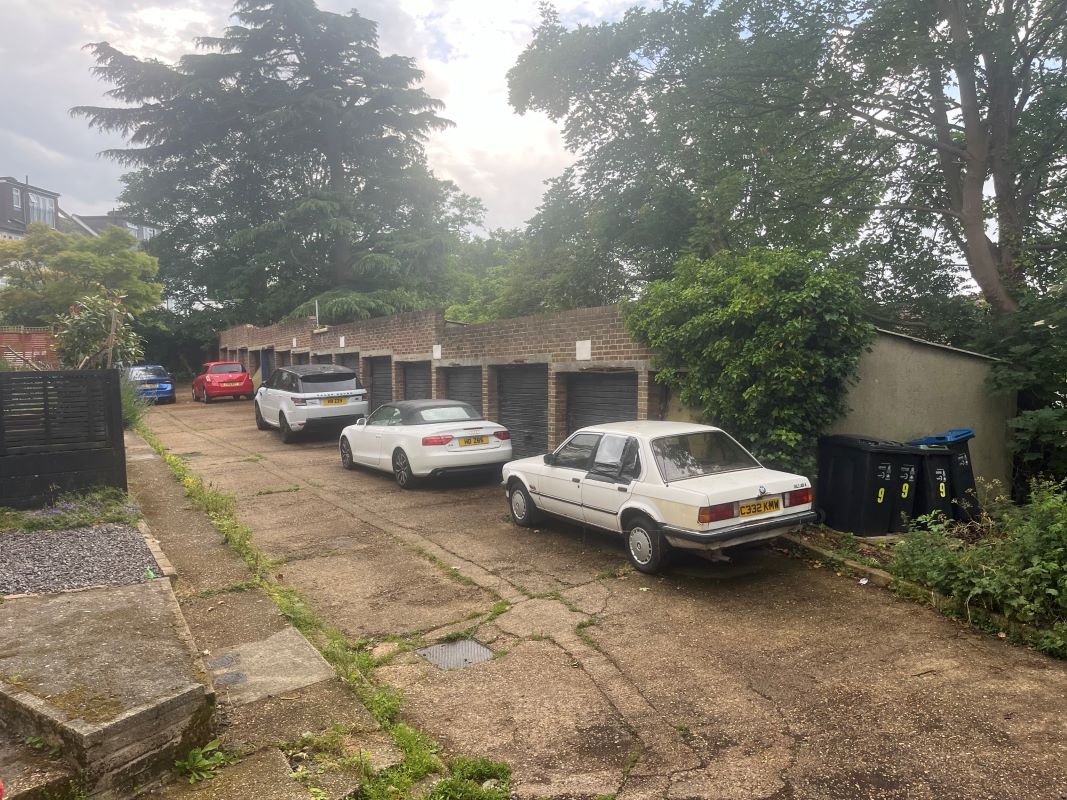 Garages at Hilltop Court, 345 Grange Road, Upper Norwood, London, Croydon, SE19 3BX
