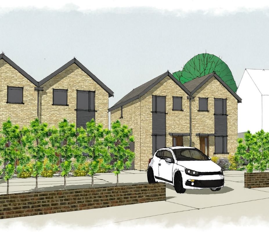 Land & Garages at Falmouth Place, Five Oak Green, Tonbridge, Kent, TN12 6RD -  Strettons