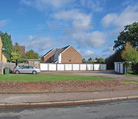 Land & Garages at Falmouth Place, Five Oak Green, Tonbridge, Kent, TN12 6RD