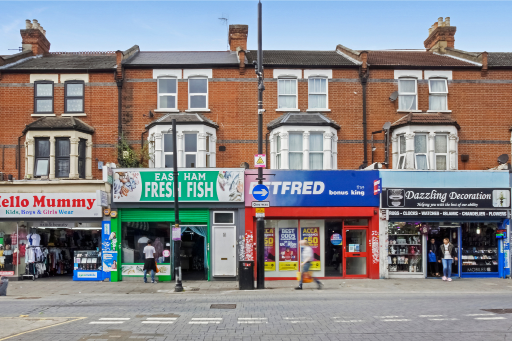 Selling two mixed use residential and retail investments in East Ham - Strettons