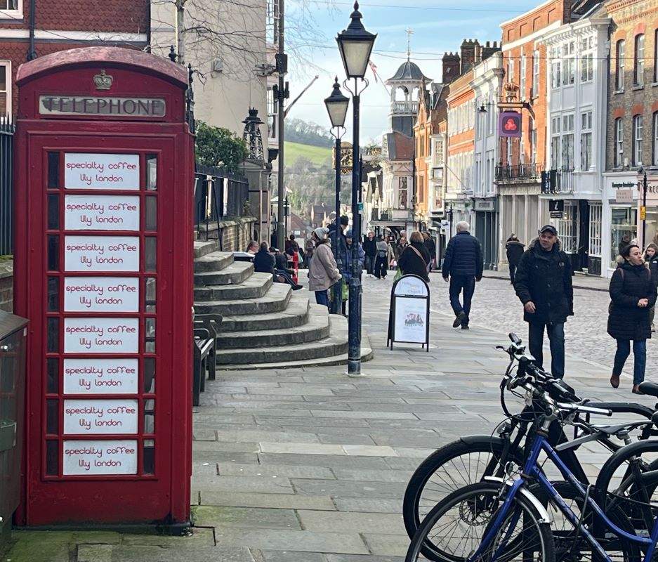 Former Public Telephone Kiosk, High Street, Guildford, Surrey, GU1 3HJ