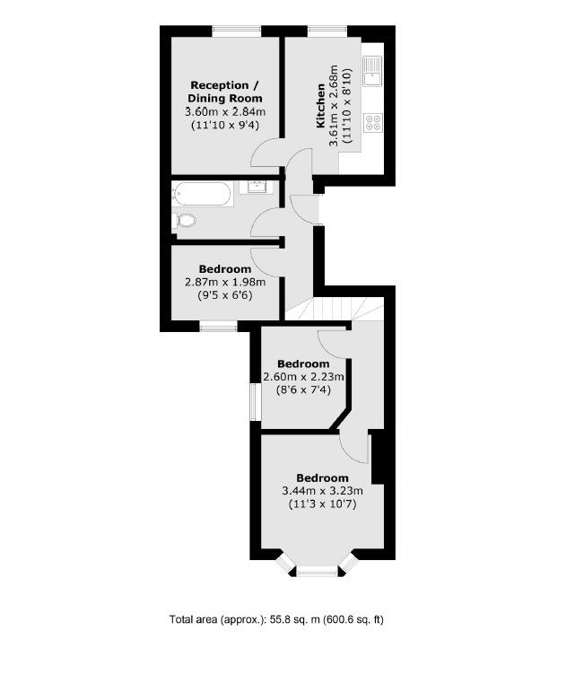 Flat B, 39 Endwell Road, Brockley, London, SE4 2NE