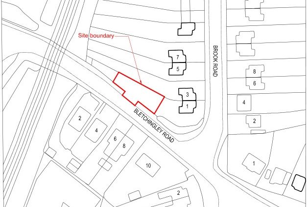 Land to the rear of, 1 Brook Road, Merstham, Redhill, Surrey, RH1 3EH