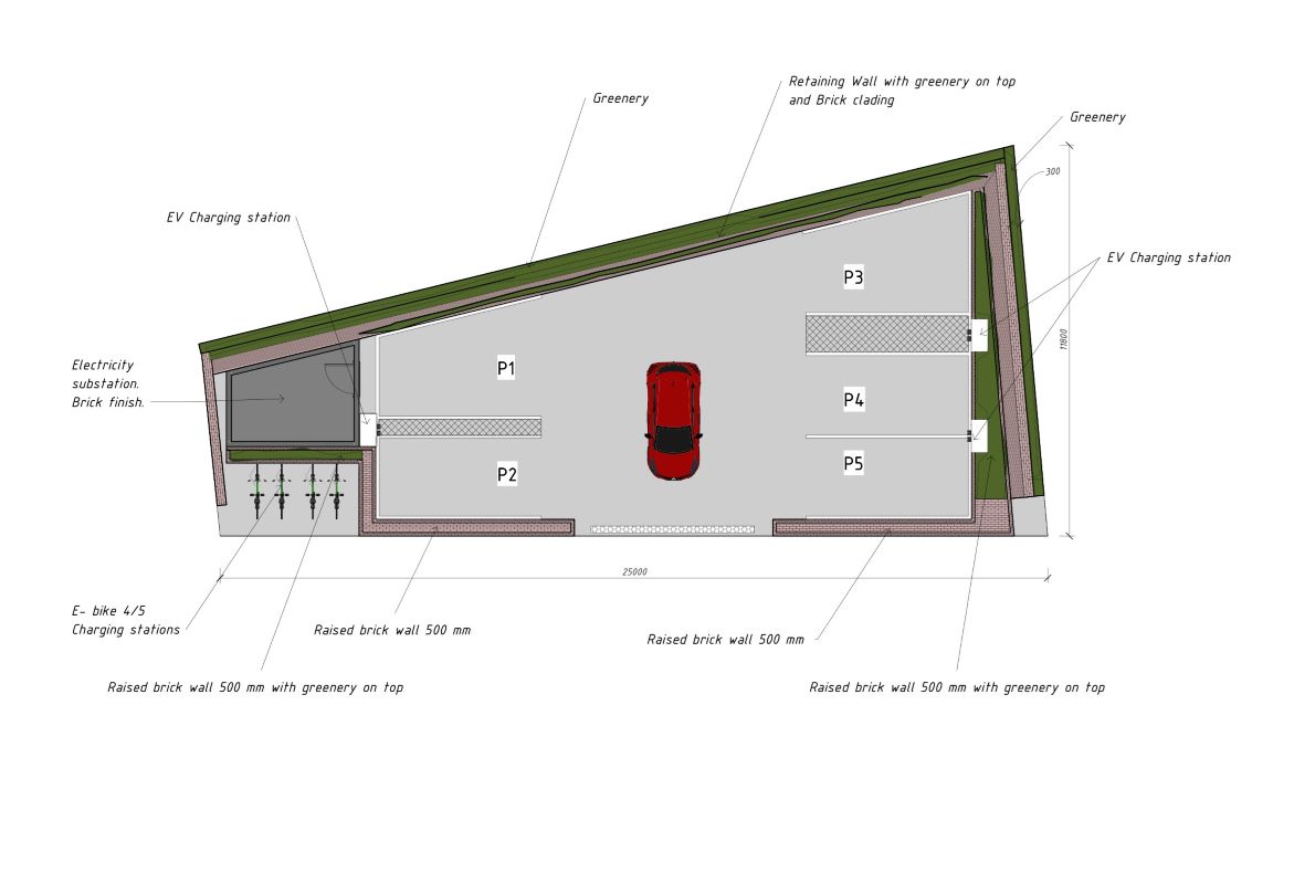 Land to the rear of, 1 Brook Road, Merstham, Redhill, Surrey, RH1 3EH