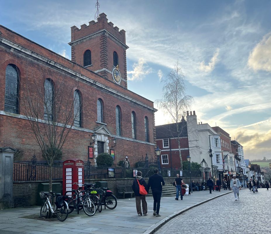 Former Public Telephone Kiosk, High Street, Guildford, Surrey, GU1 3HJ -  Strettons