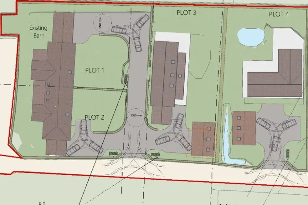 Plot Map Of Property Land Development Sold Through Auction In Plot C, Whitewebbs Farm,  Whitewebbs Road, Enfield, Middlesex, En2 9Hs | Strettons