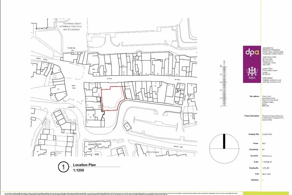 Land Development through auction in 79 Sun Street, Waltham Abbey
