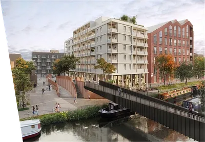 Bridge House, Davey Square, Hackney Wick, London, E9 5HB -  Strettons